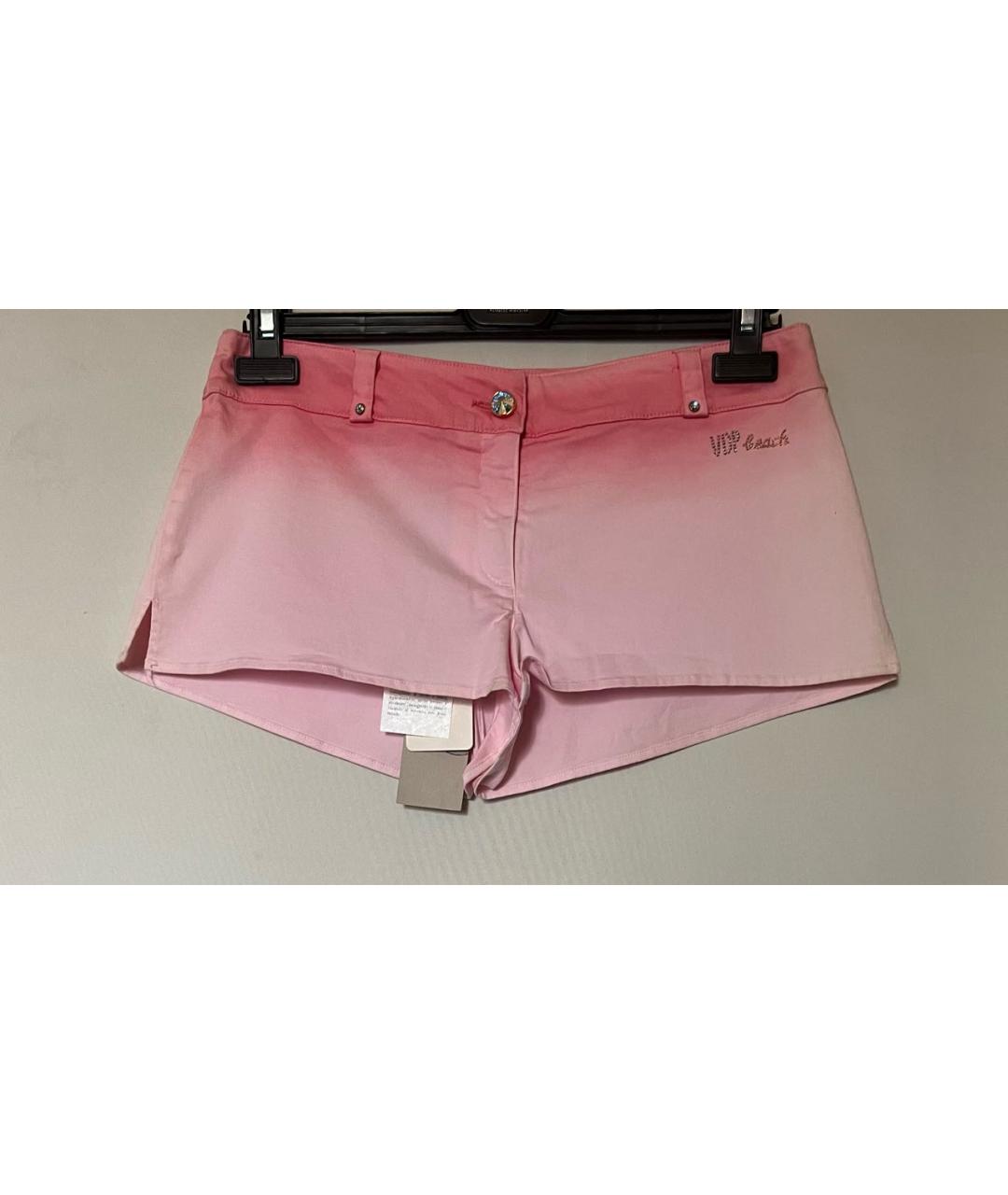 VDP Розовые хлопко-эластановые шорты, фото 8