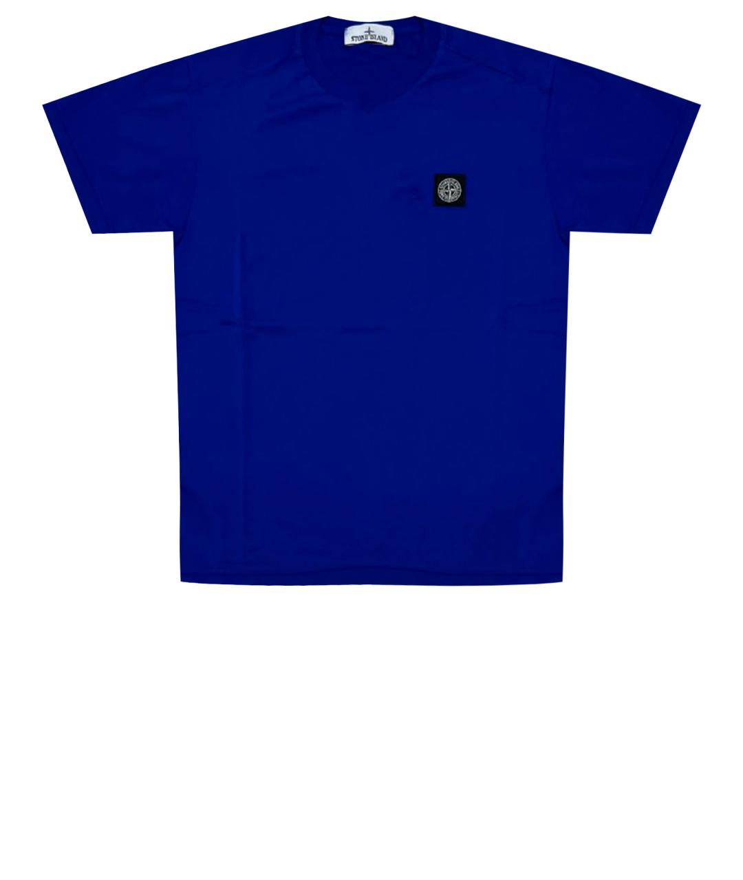 STONE ISLAND Синяя футболка, фото 1