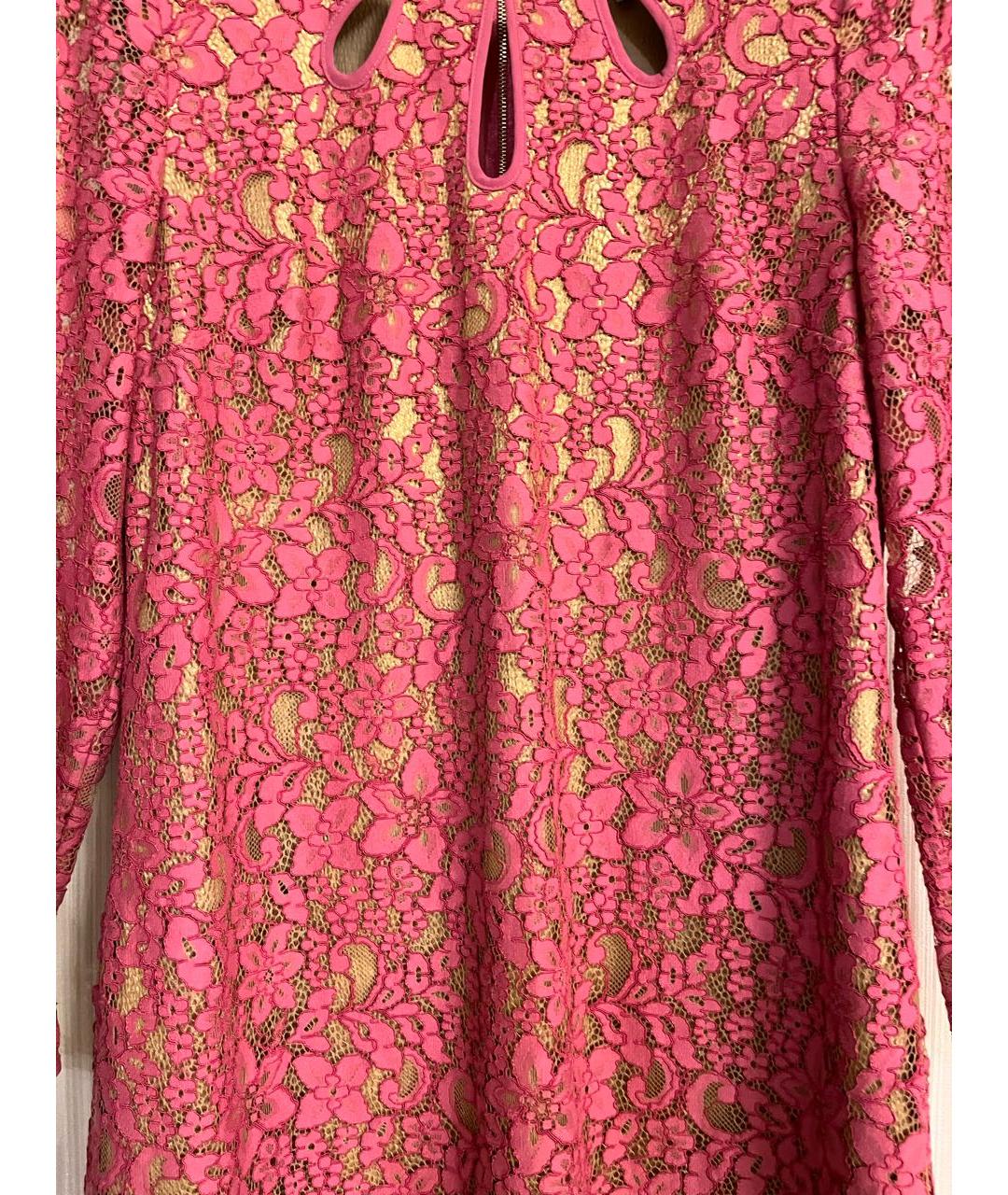 JUICY COUTURE Розовое кружевное платье, фото 4