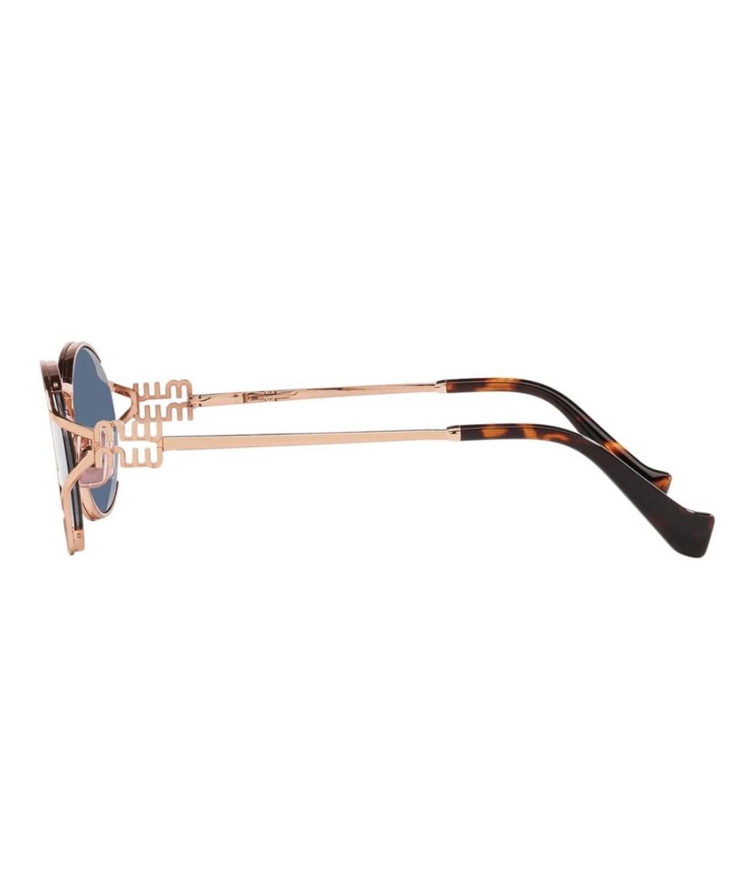 MIU MIU Мульти металлические солнцезащитные очки, фото 4