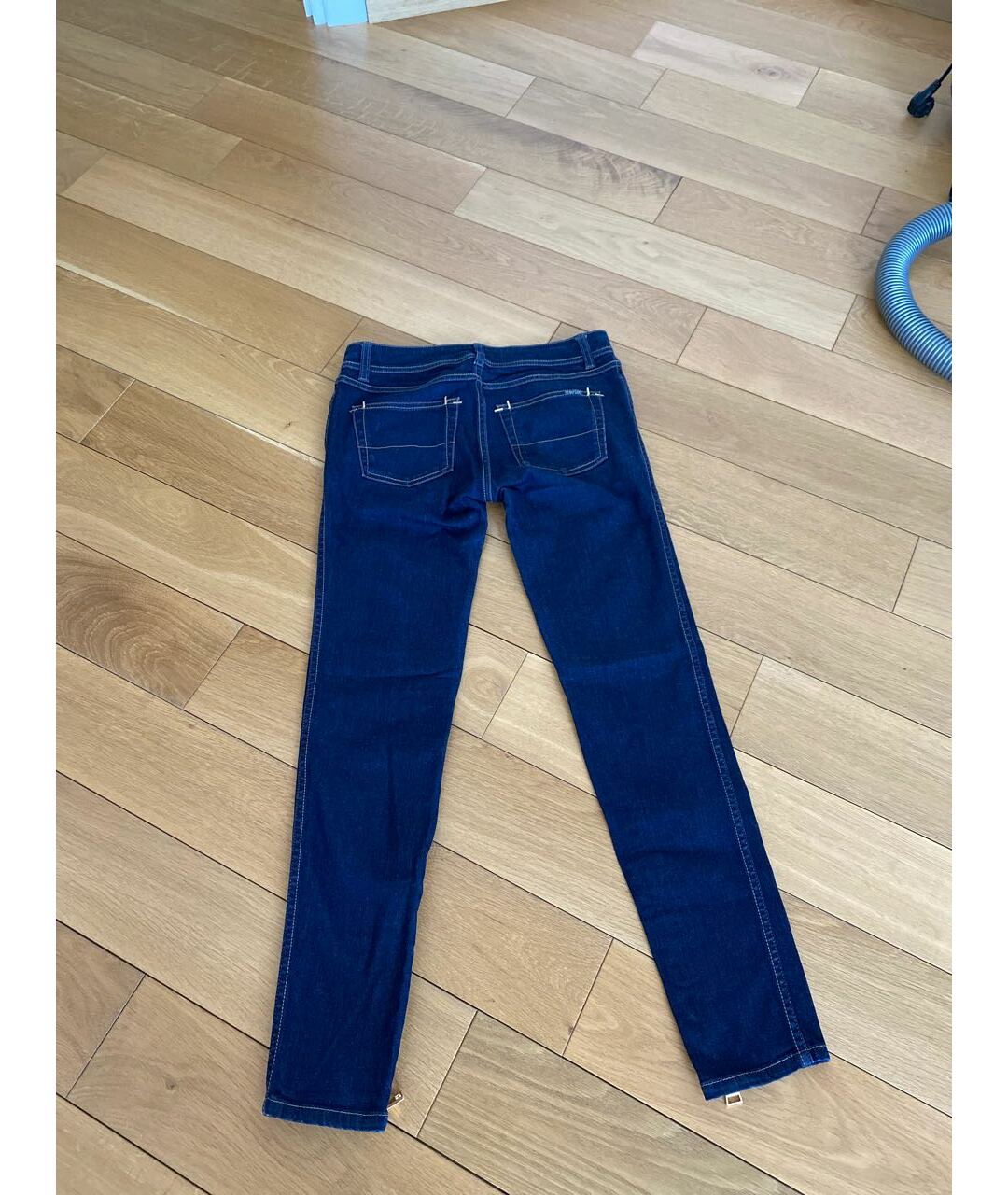 TOM FORD Темно-синие хлопко-эластановые джинсы слим, фото 2
