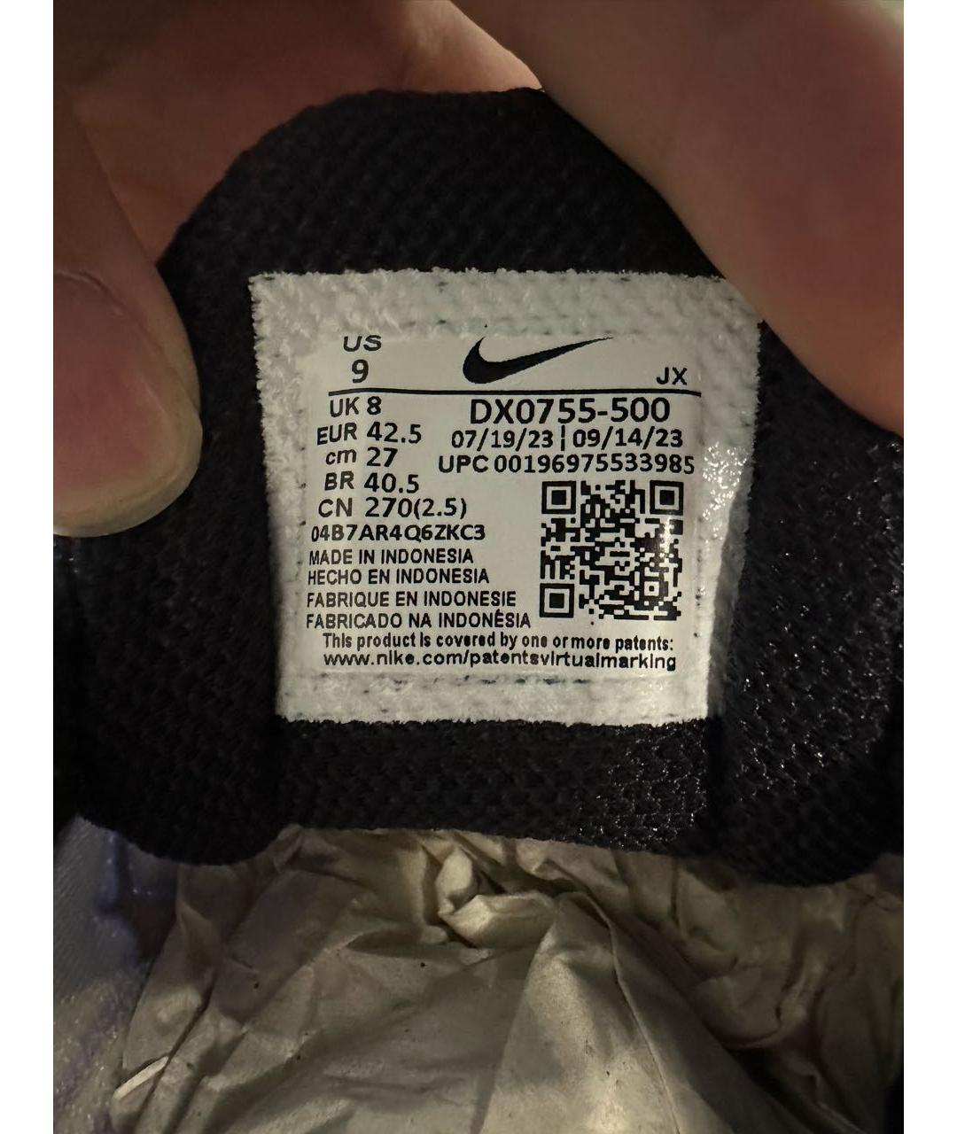 NIKE Фиолетовые низкие кроссовки / кеды, фото 6