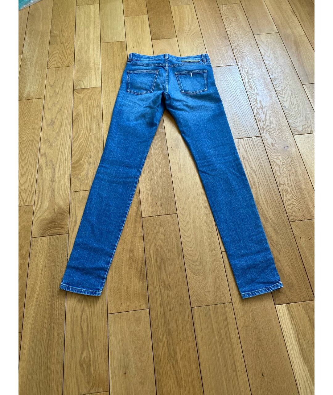 STELLA MCCARTNEY Голубые хлопко-эластановые джинсы скинни, фото 2
