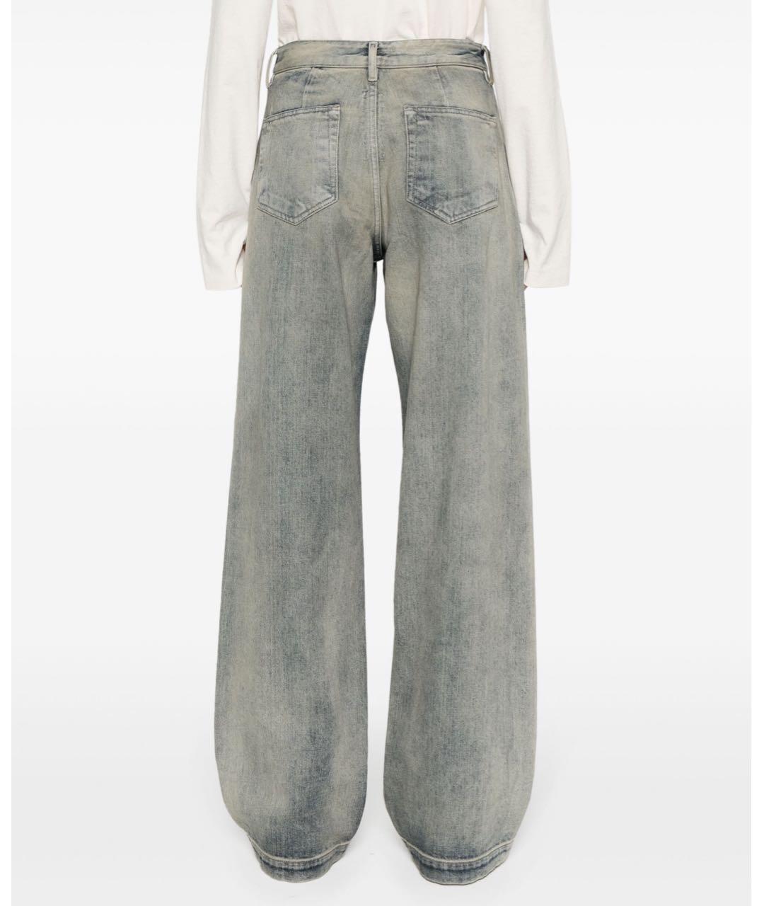 RICK OWENS DRKSHDW Хлопко-эластановые прямые джинсы, фото 2
