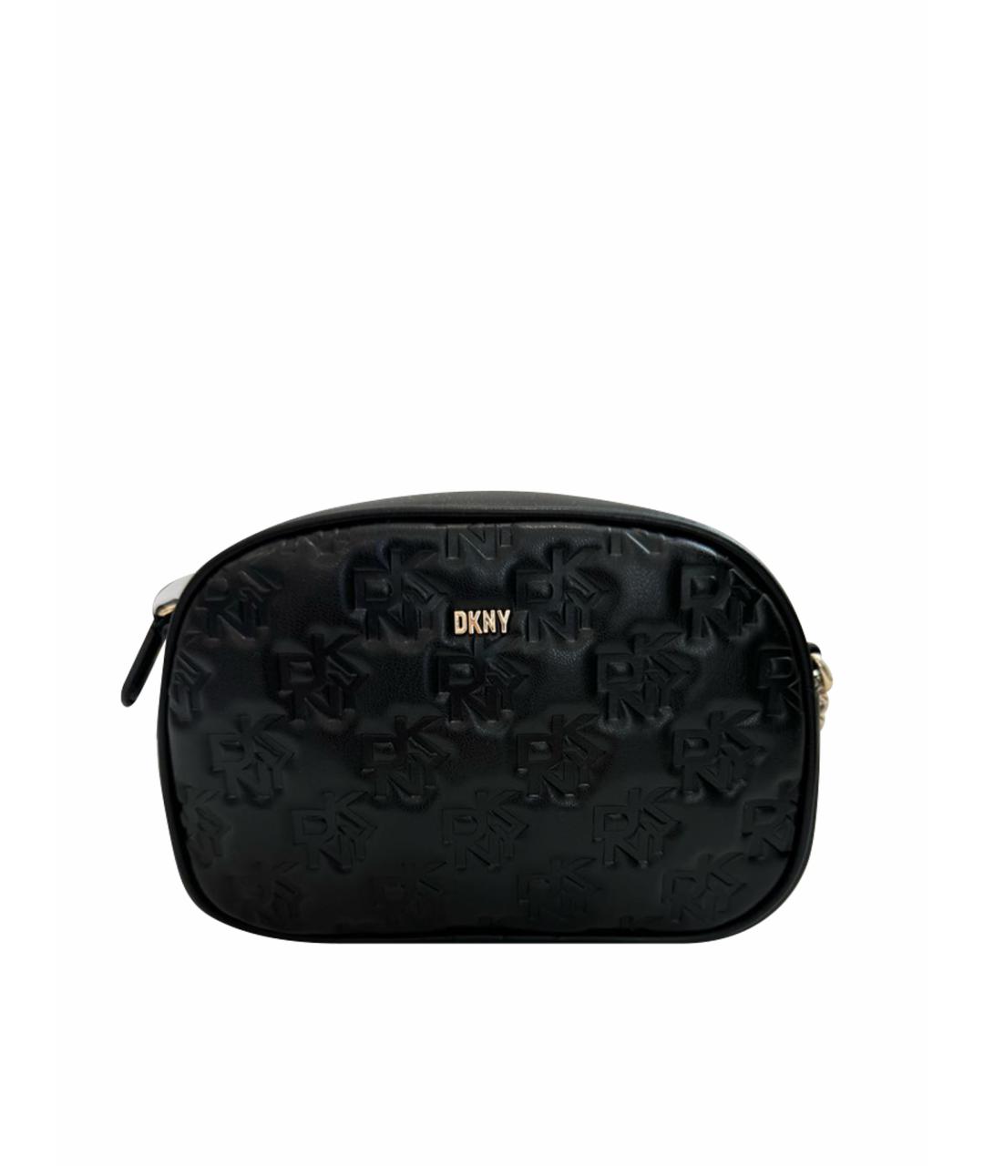 DKNY Черная сумка через плечо из искусственной кожи, фото 1