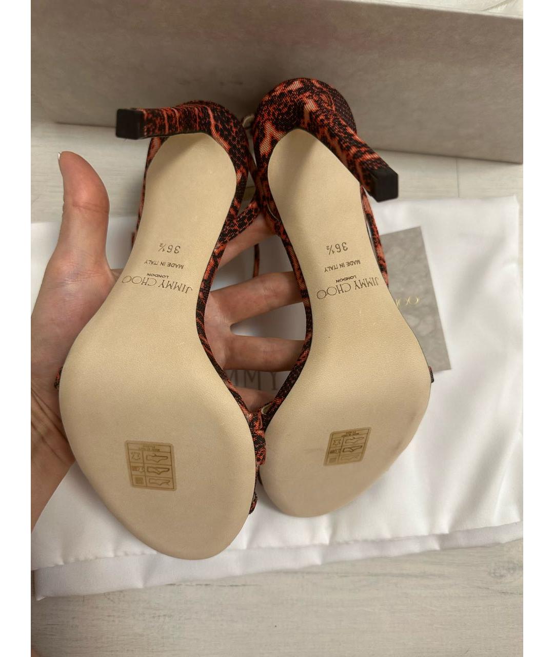 JIMMY CHOO Мульти босоножки, фото 4