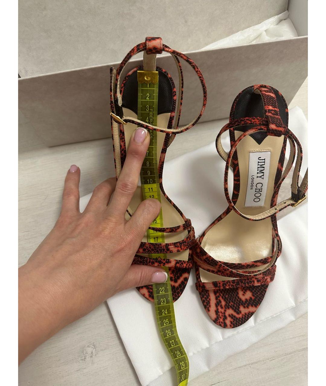 JIMMY CHOO Мульти босоножки, фото 5