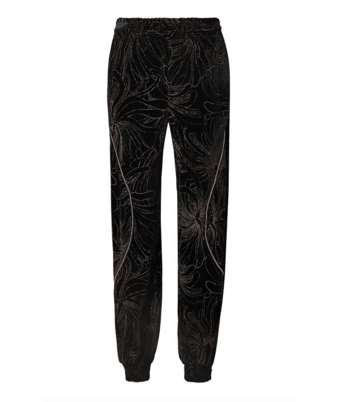 CHLOE Черные вискозные брюки узкие, фото 1