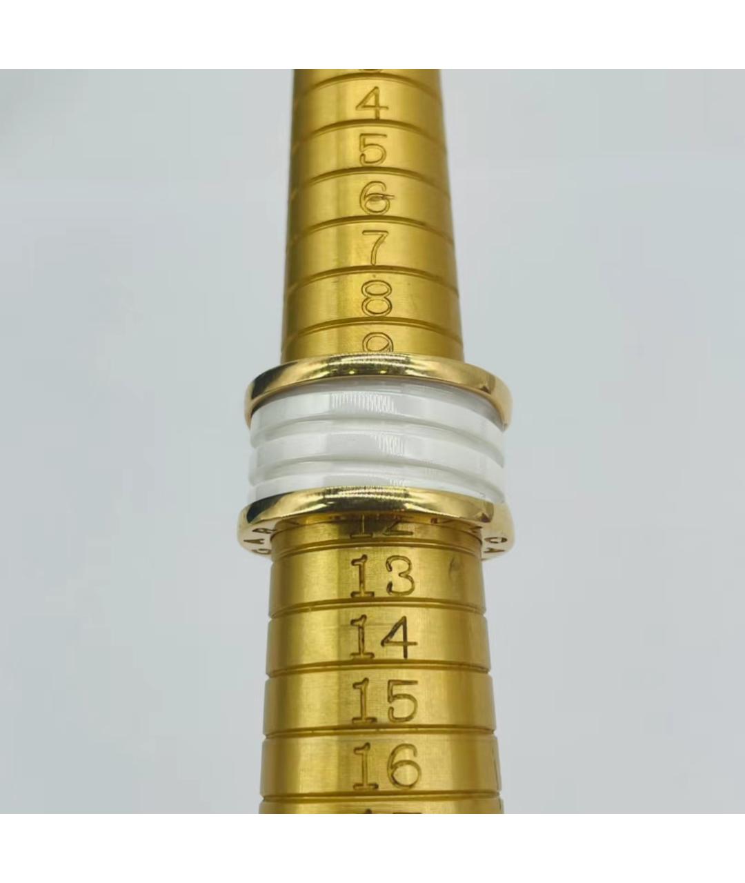 BVLGARI Белое кольцо из розового золота, фото 5