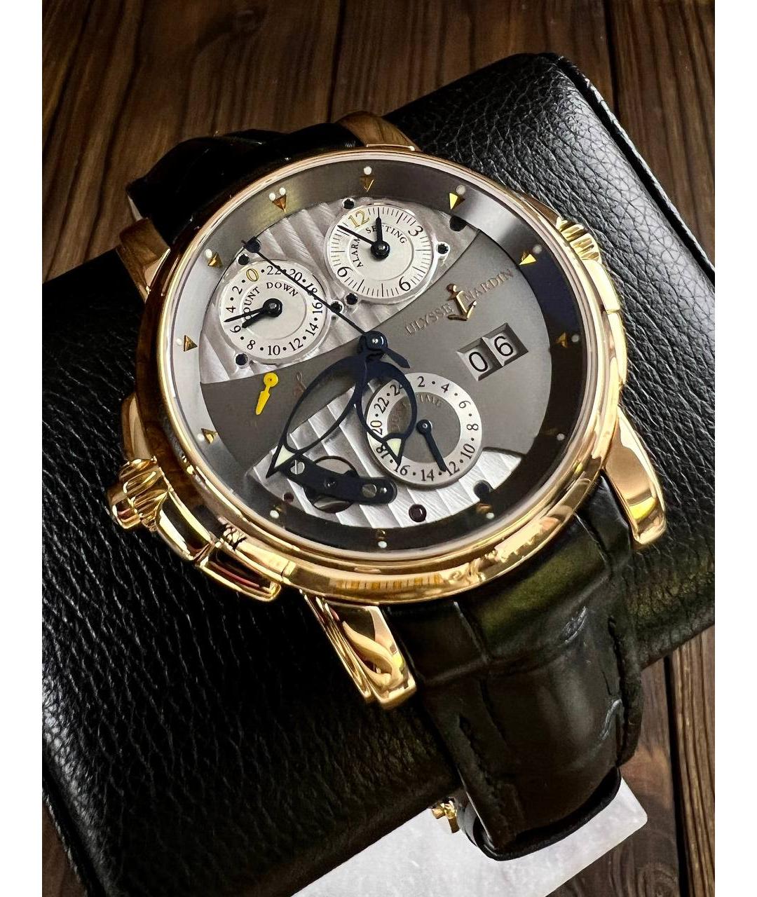 Ulysse Nardin Золотые часы из желтого золота, фото 2