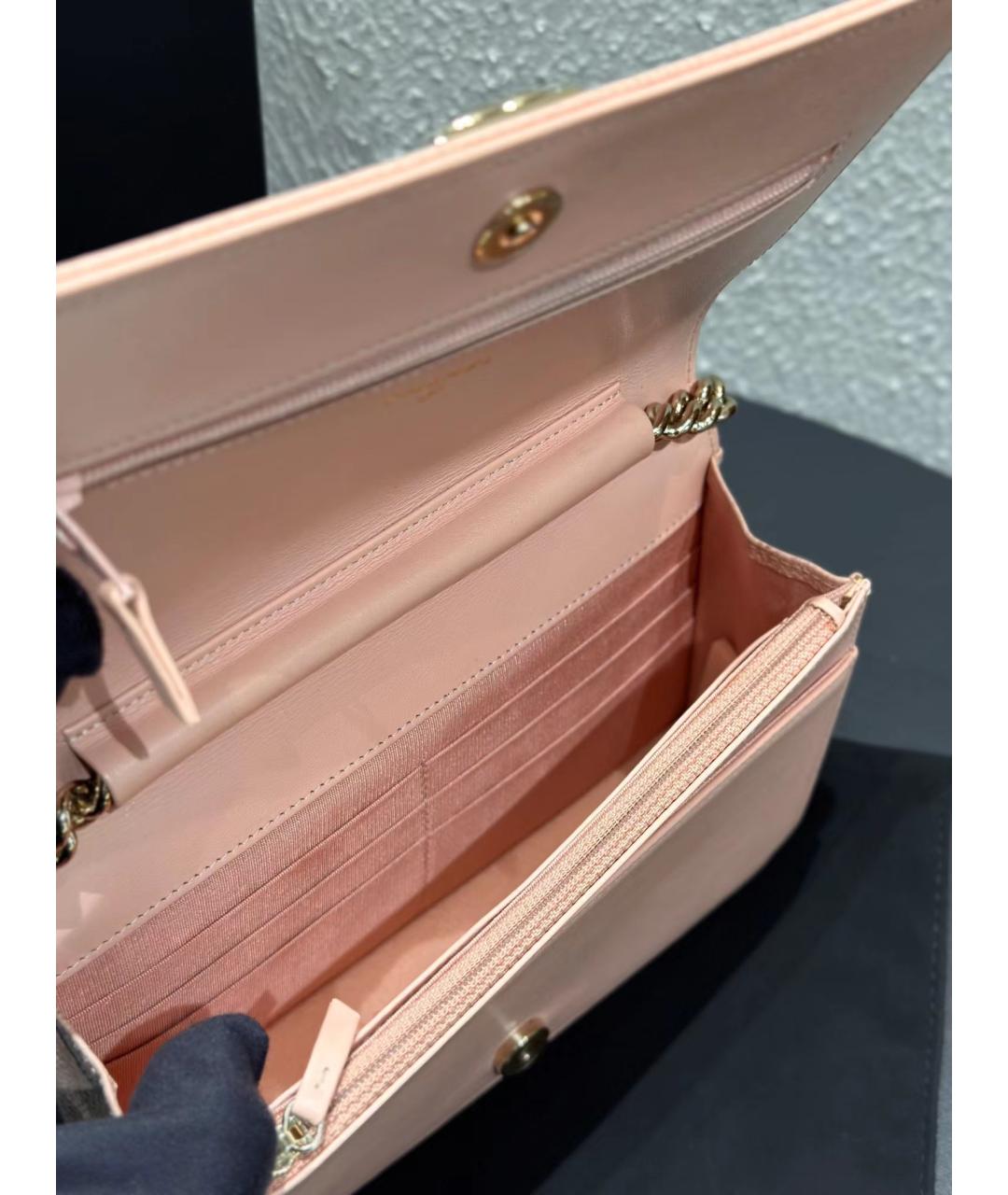 CHANEL PRE-OWNED Розовая сумка через плечо, фото 9