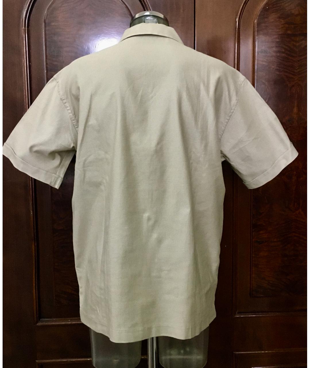 Messori Бежевая хлопковая кэжуал рубашка, фото 2