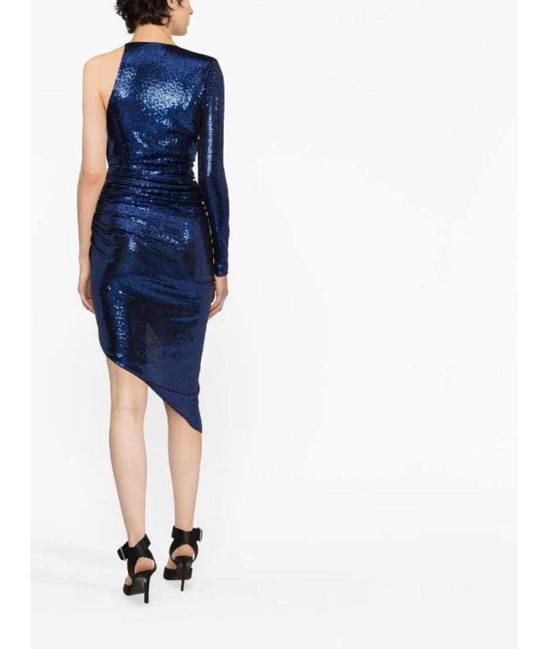 ALEXANDRE VAUTHIER Темно-синее полиамидовое коктейльное платье, фото 4