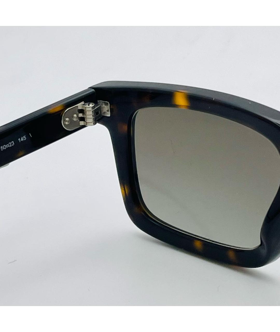 HUGO BOSS Коричневые пластиковые солнцезащитные очки, фото 4