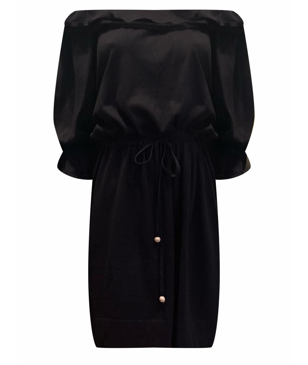 FENDI Черное хлопковое платье, фото 1
