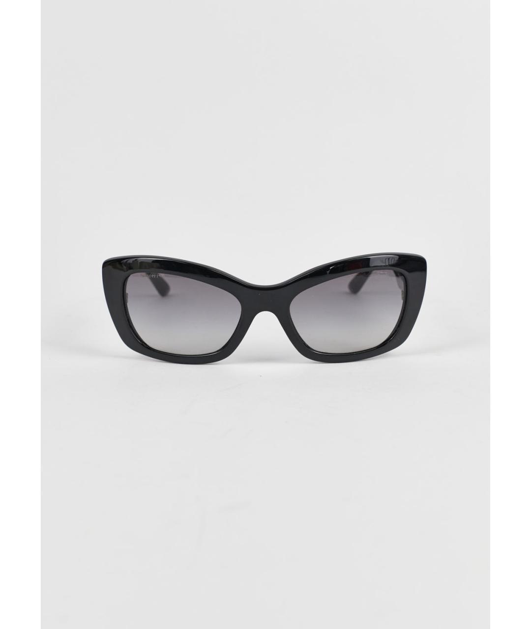 PRADA Черные пластиковые солнцезащитные очки, фото 6