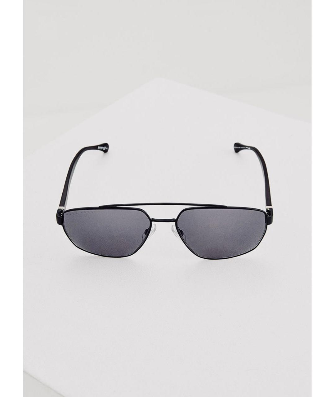 HUGO BOSS Серые металлические солнцезащитные очки, фото 8