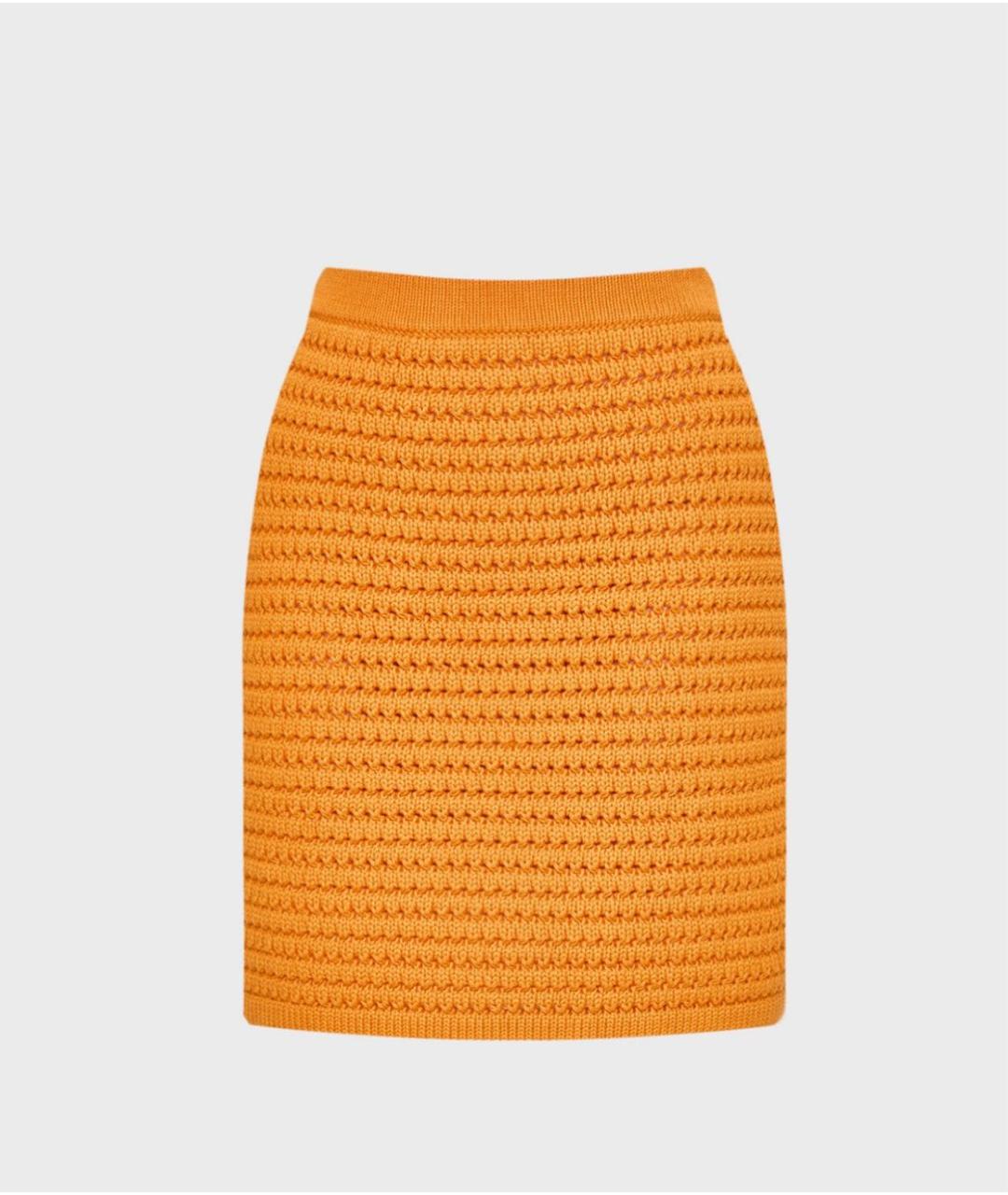 12 STOREEZ Оранжевый хлопковый костюм с юбками, фото 2