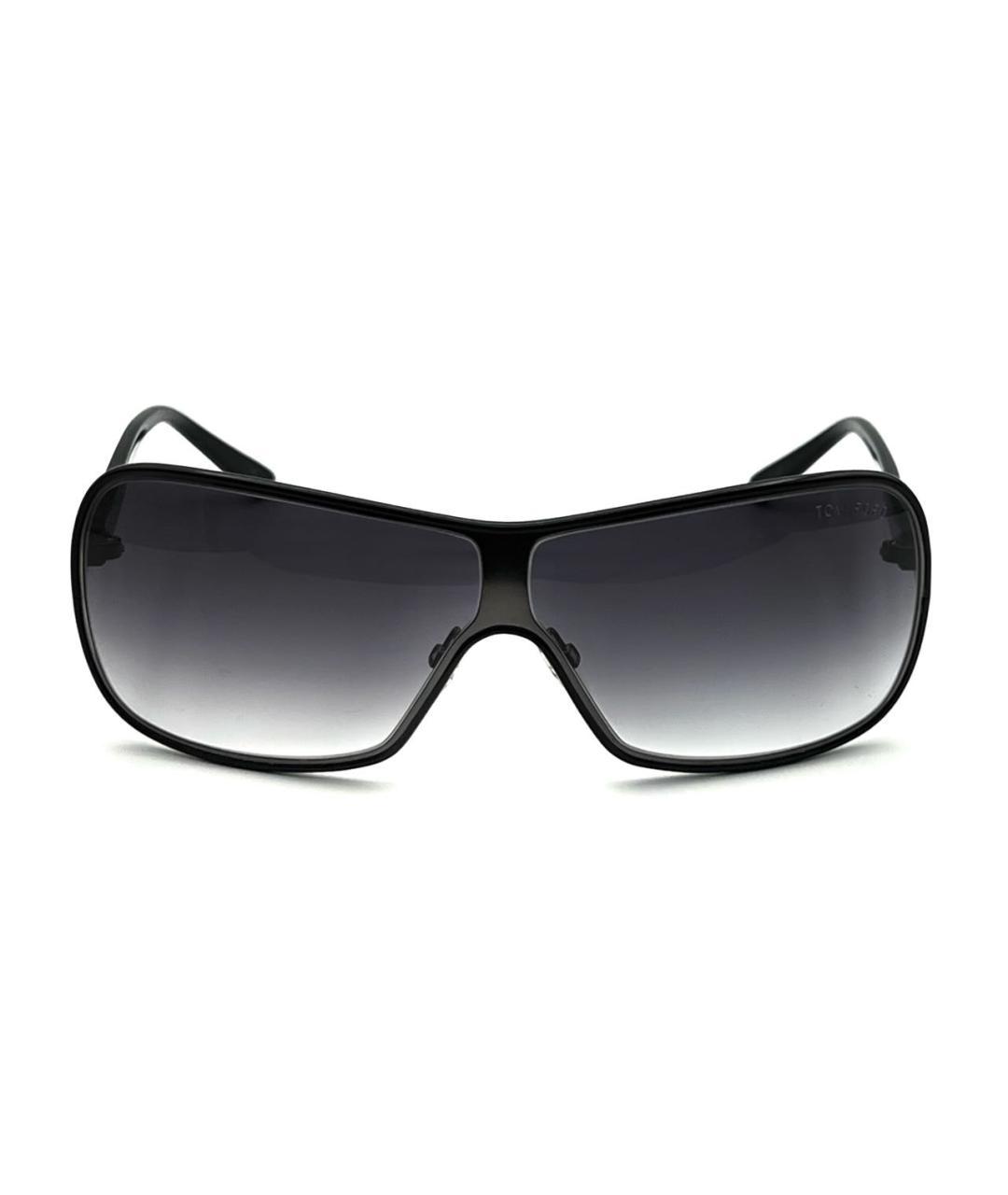 TOM FORD Черные металлические солнцезащитные очки, фото 2