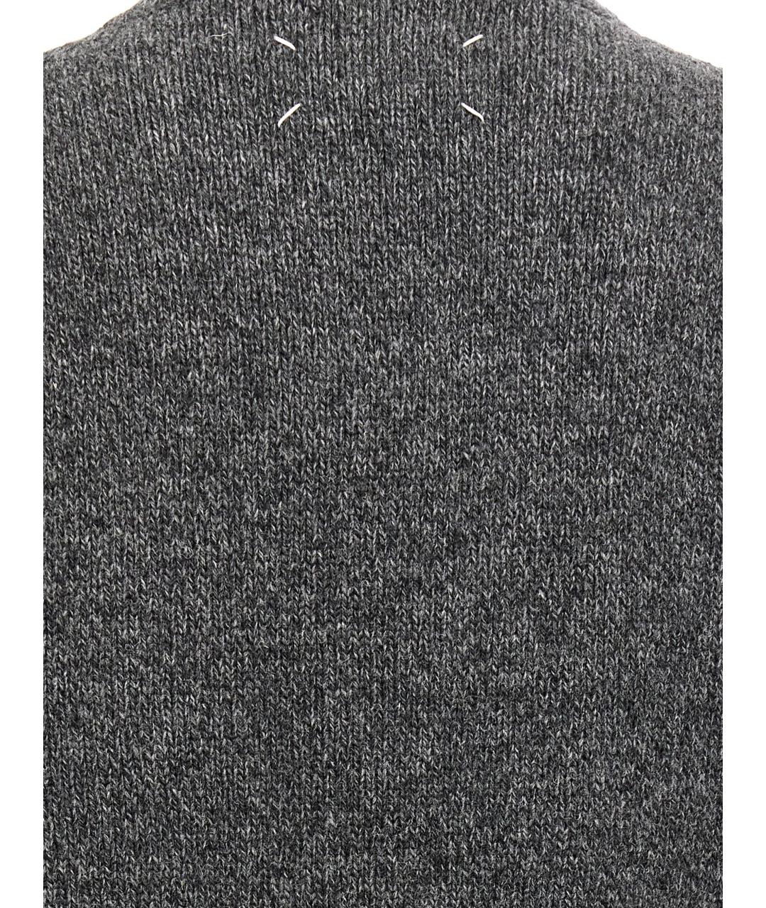 MAISON MARGIELA Серый шерстяной джемпер / свитер, фото 4