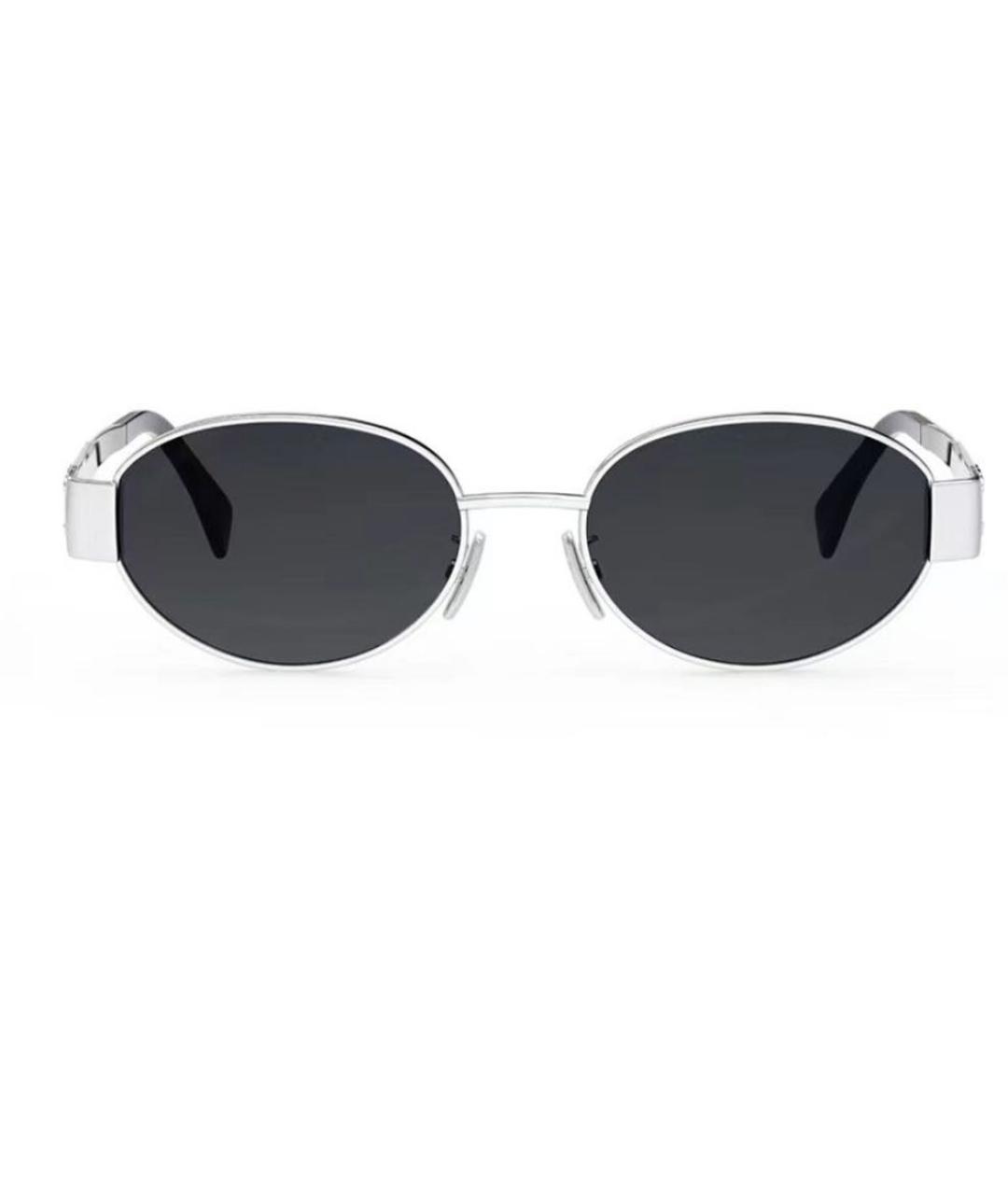 CELINE PRE-OWNED Серебряные солнцезащитные очки, фото 2