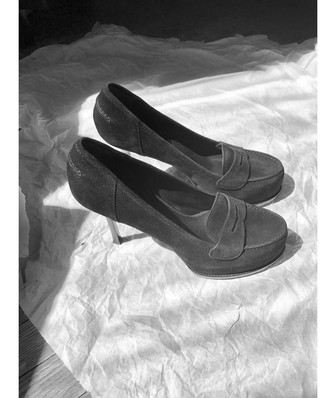 SAINT LAURENT Замшевые туфли, фото 5