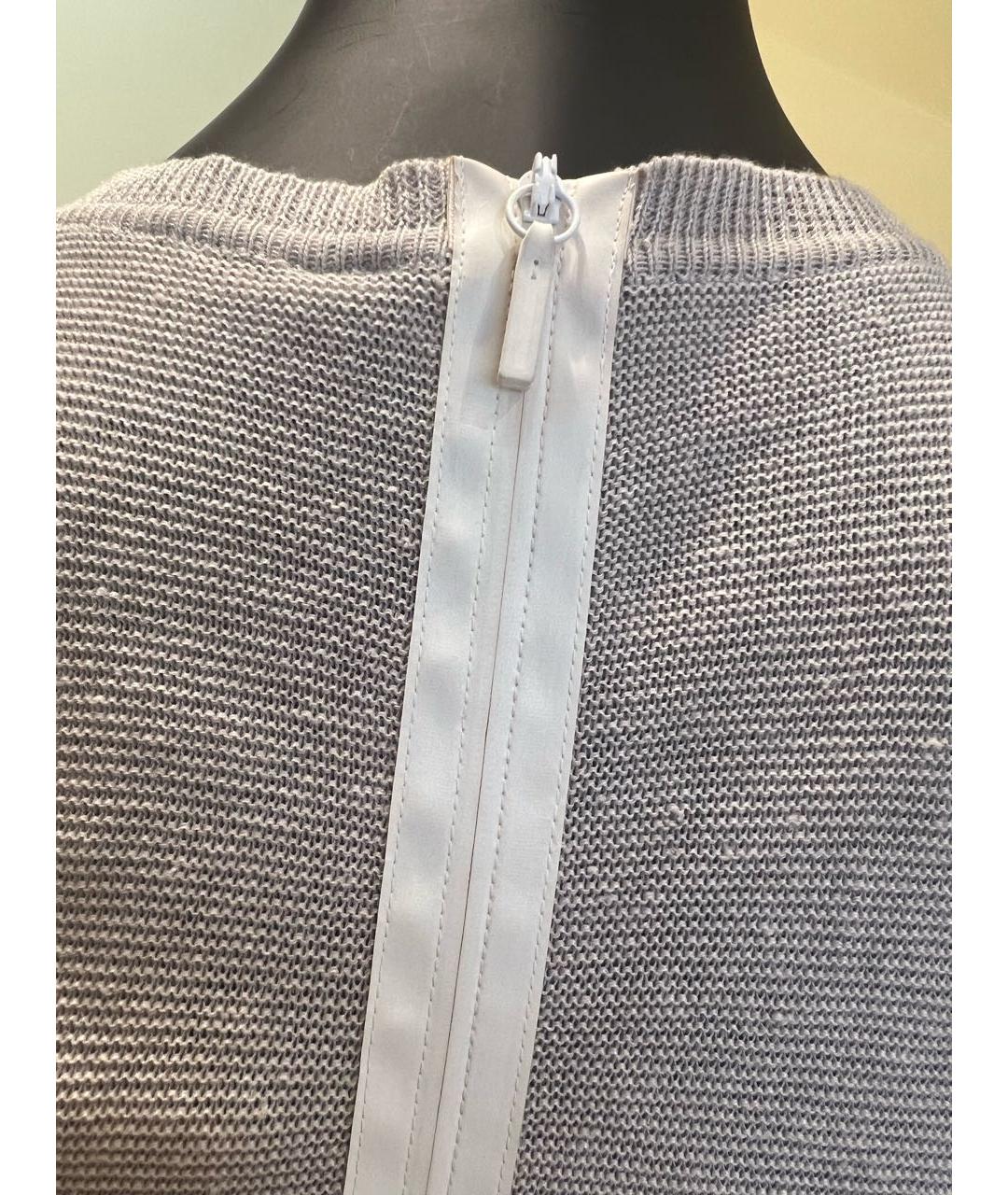 FENDI Голубой шелковый костюм с юбками, фото 7