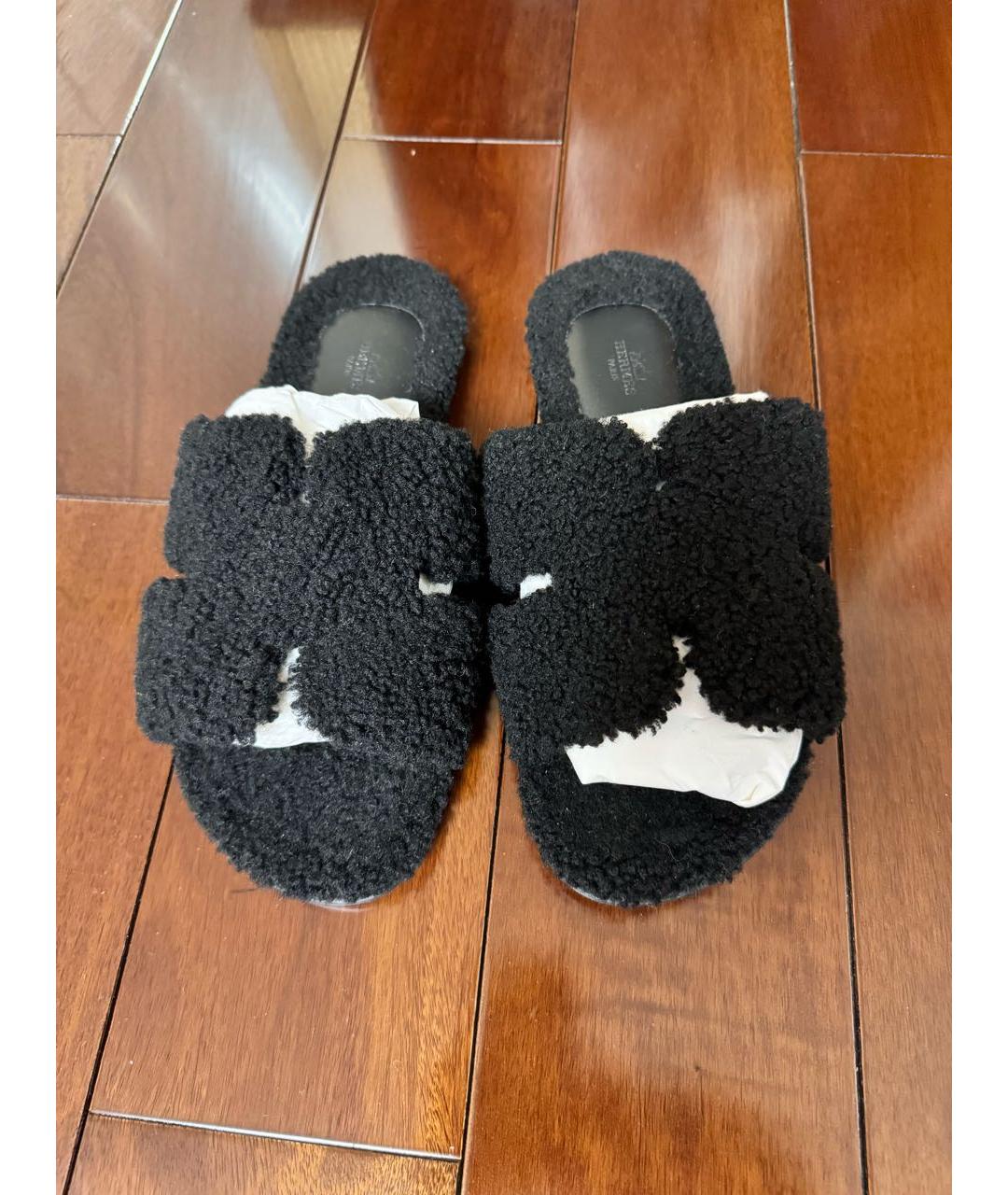 HERMES PRE-OWNED Черные сандалии, фото 2