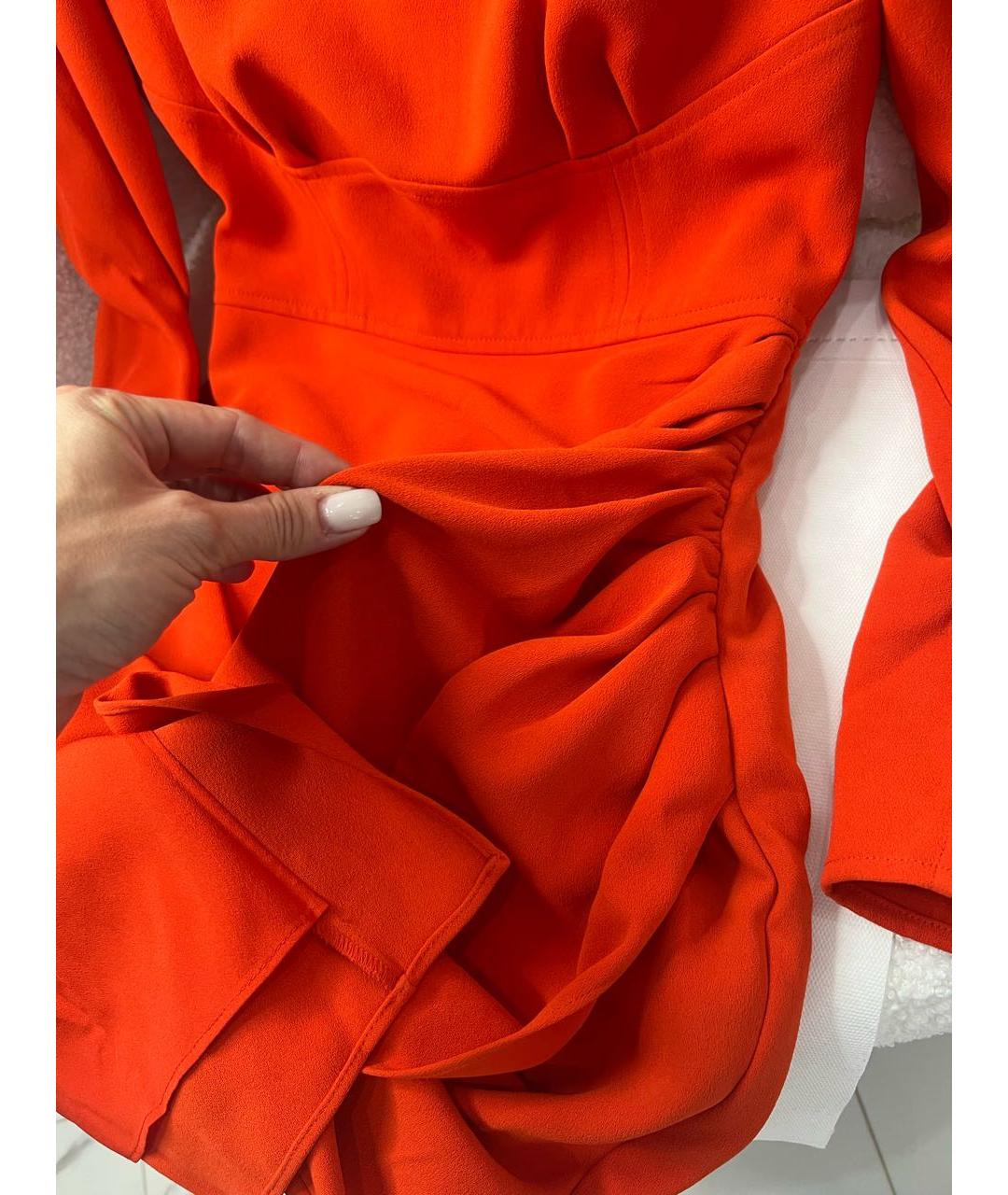 SELF-PORTRAIT Красное полиэстеровое вечернее платье, фото 5