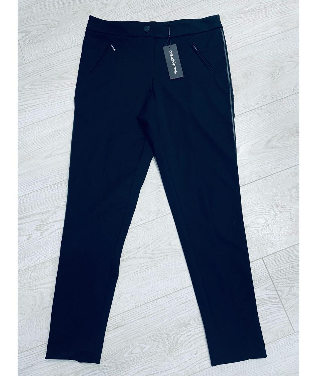 KARL LAGERFELD Черные брюки узкие, фото 9