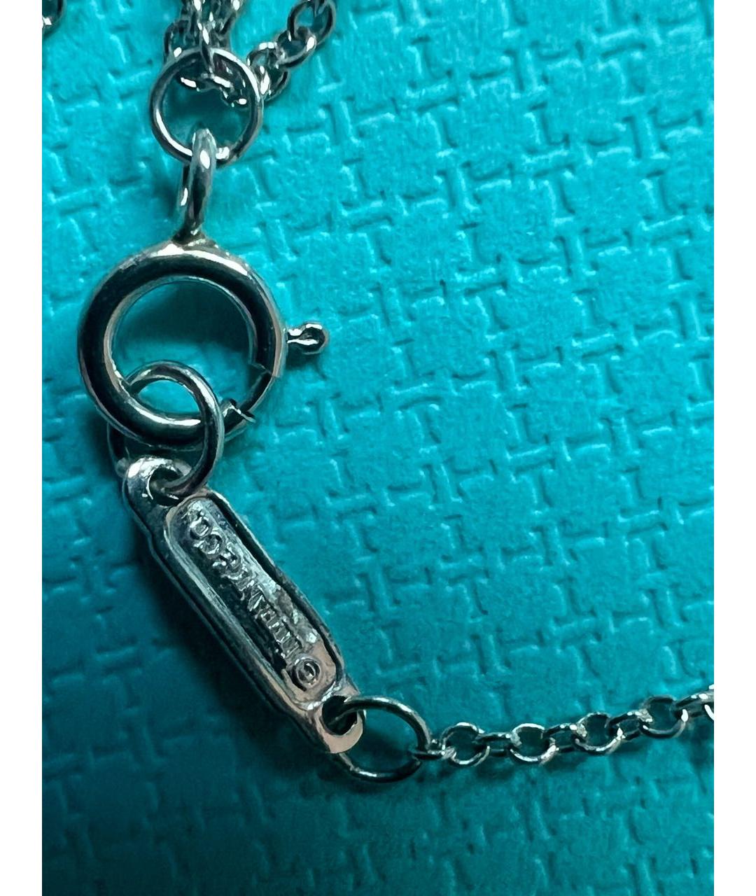 TIFFANY&CO Серый платиновый кулон, фото 6