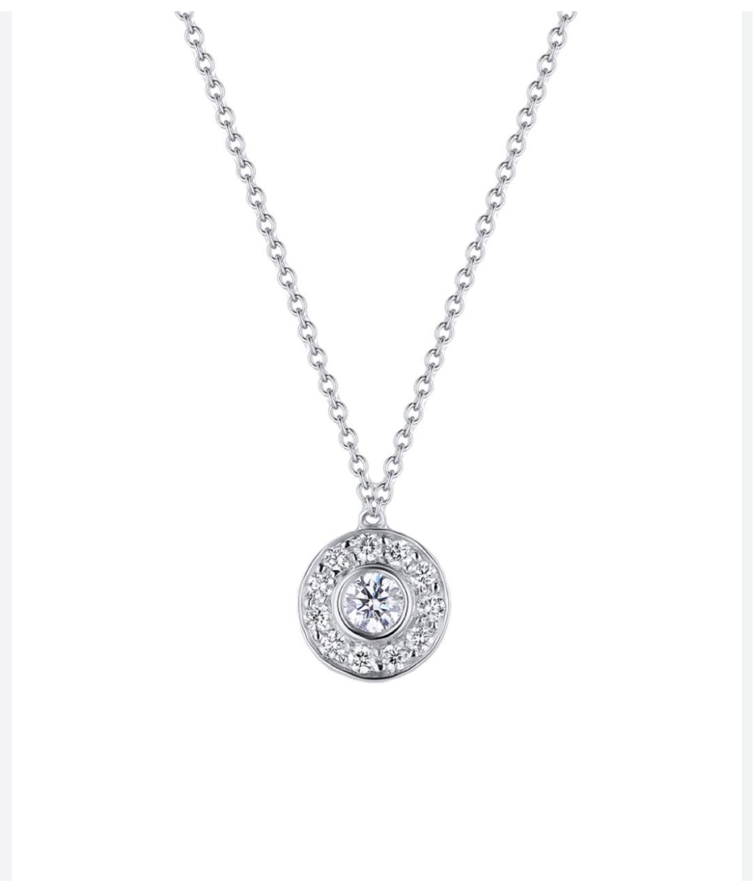 TIFFANY&CO Серый платиновый кулон, фото 9