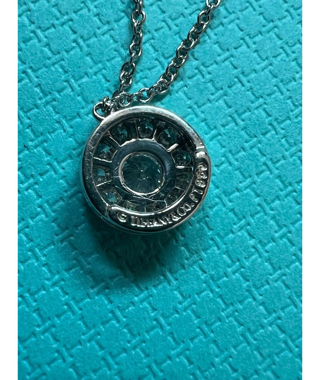 TIFFANY&CO Серый платиновый кулон, фото 7