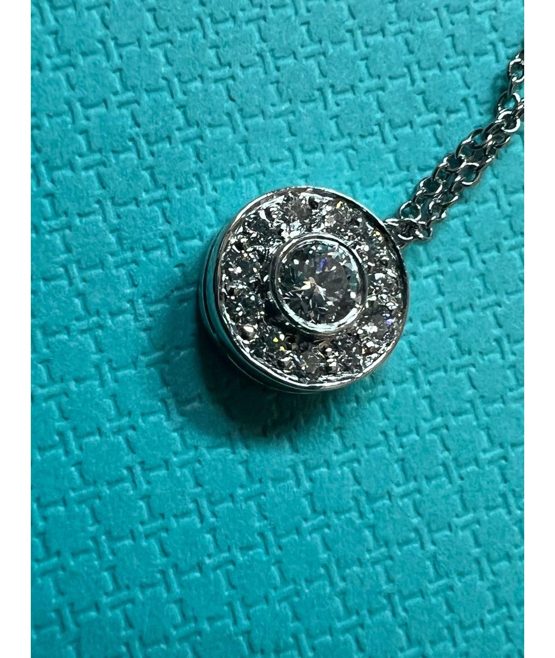 TIFFANY&CO Серый платиновый кулон, фото 3