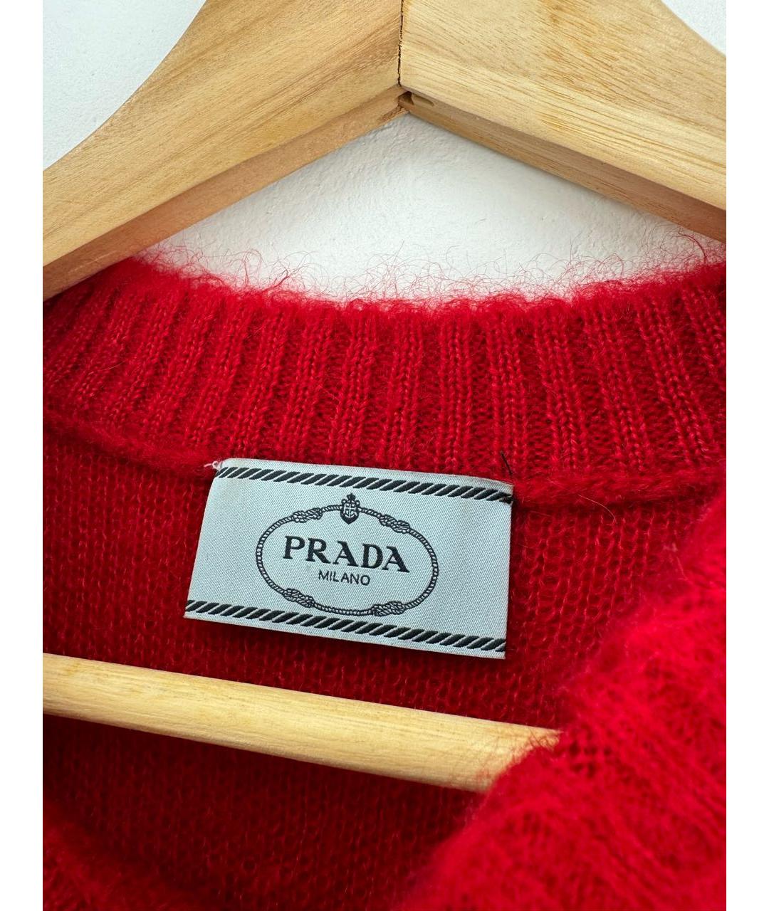 PRADA Красный джемпер / свитер, фото 3