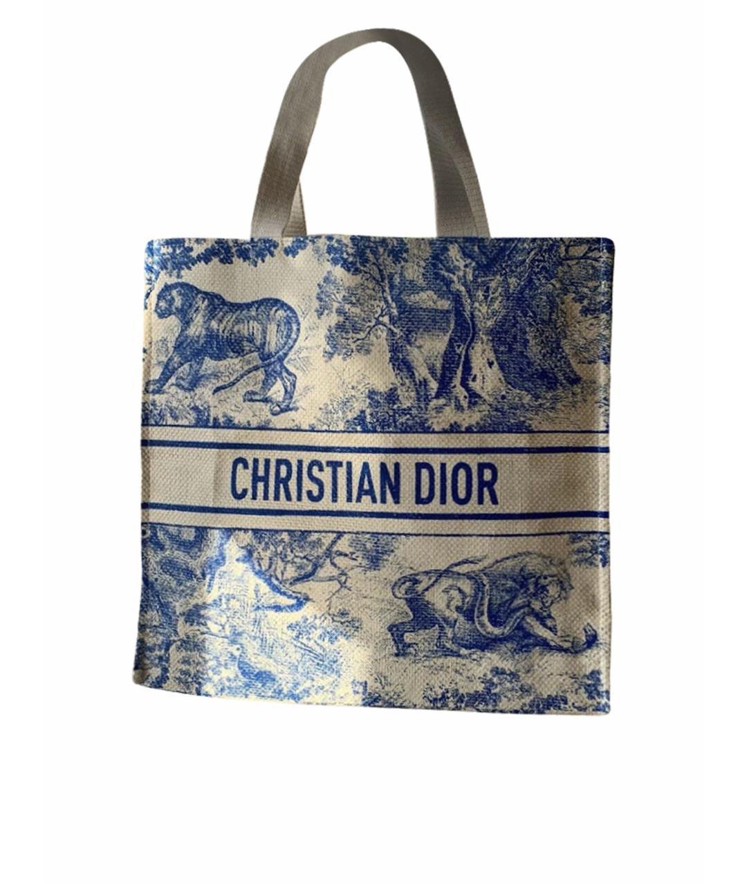 CHRISTIAN DIOR Пелетеная сумка тоут, фото 1