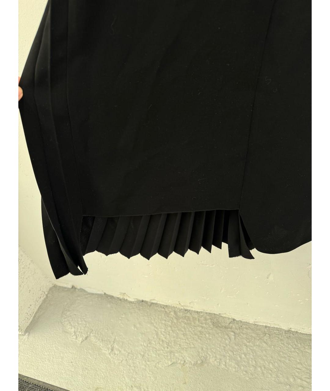 LOEWE Черное полиэстеровое коктейльное платье, фото 6