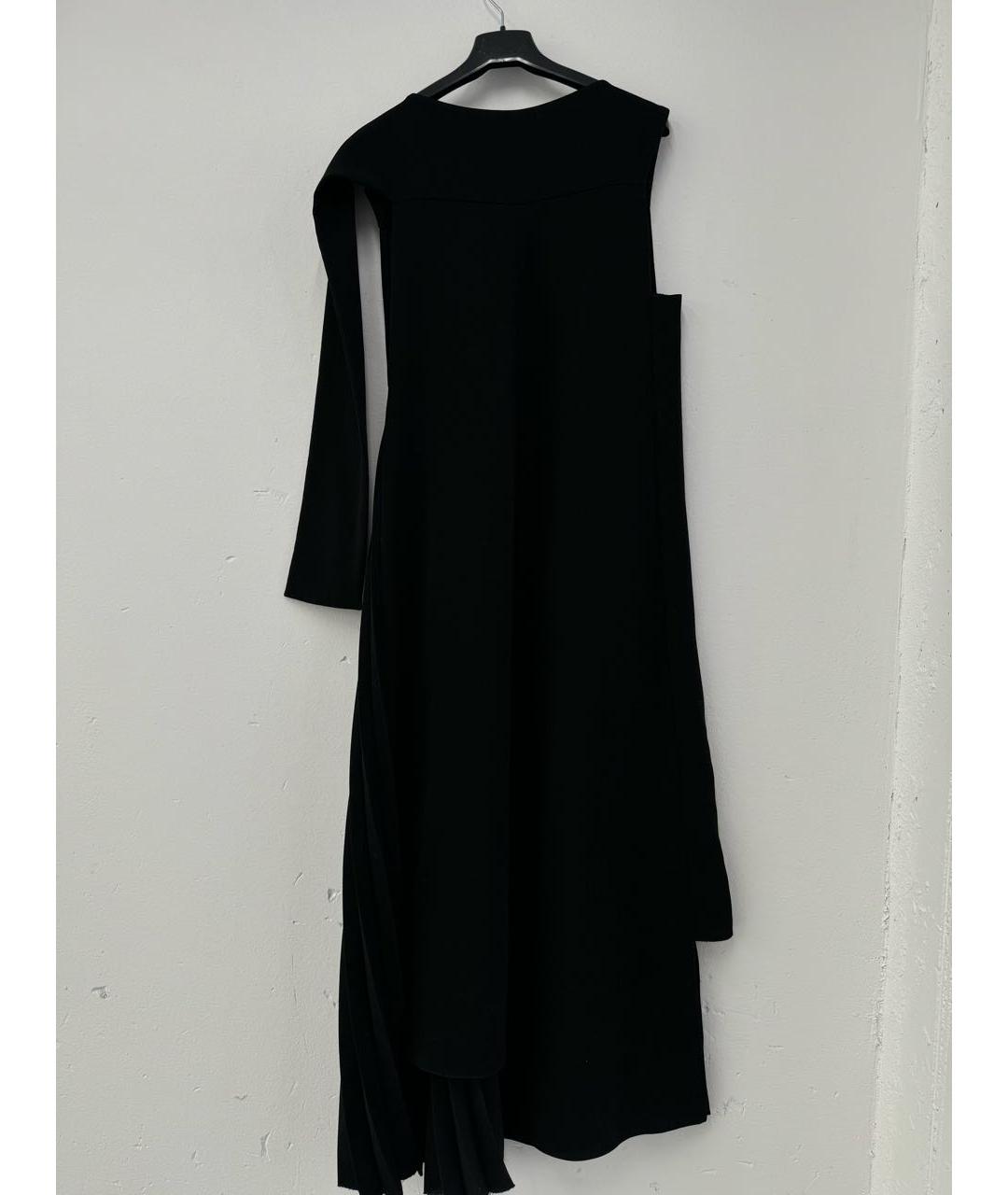 LOEWE Черное полиэстеровое коктейльное платье, фото 2