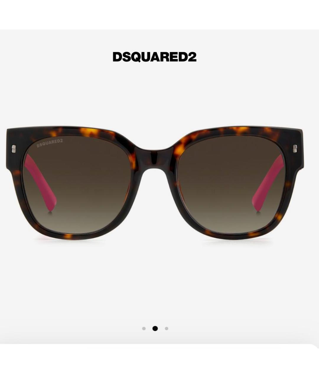 DSQUARED2 Мульти пластиковые солнцезащитные очки, фото 2