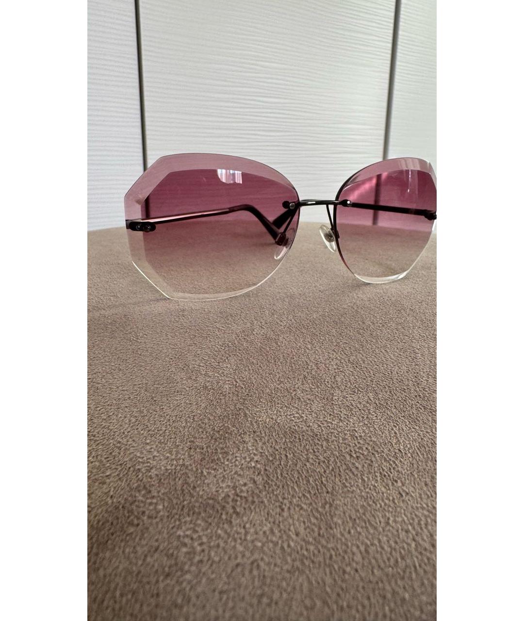 CHANEL PRE-OWNED Розовые металлические солнцезащитные очки, фото 5