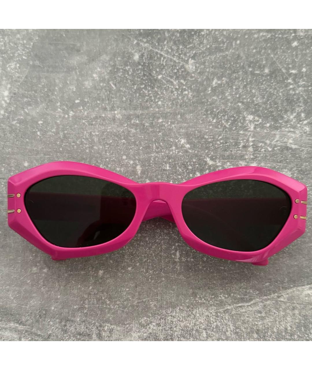 CHRISTIAN DIOR PRE-OWNED Розовые пластиковые солнцезащитные очки, фото 5