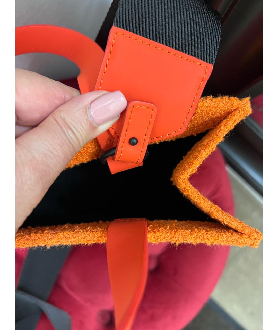 NINA RICCI Оранжевая сумка через плечо, фото 4