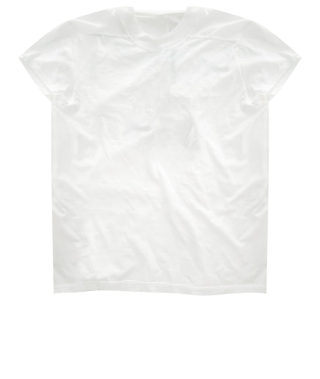 RICK OWENS DRKSHDW Белая хлопковая футболка, фото 1
