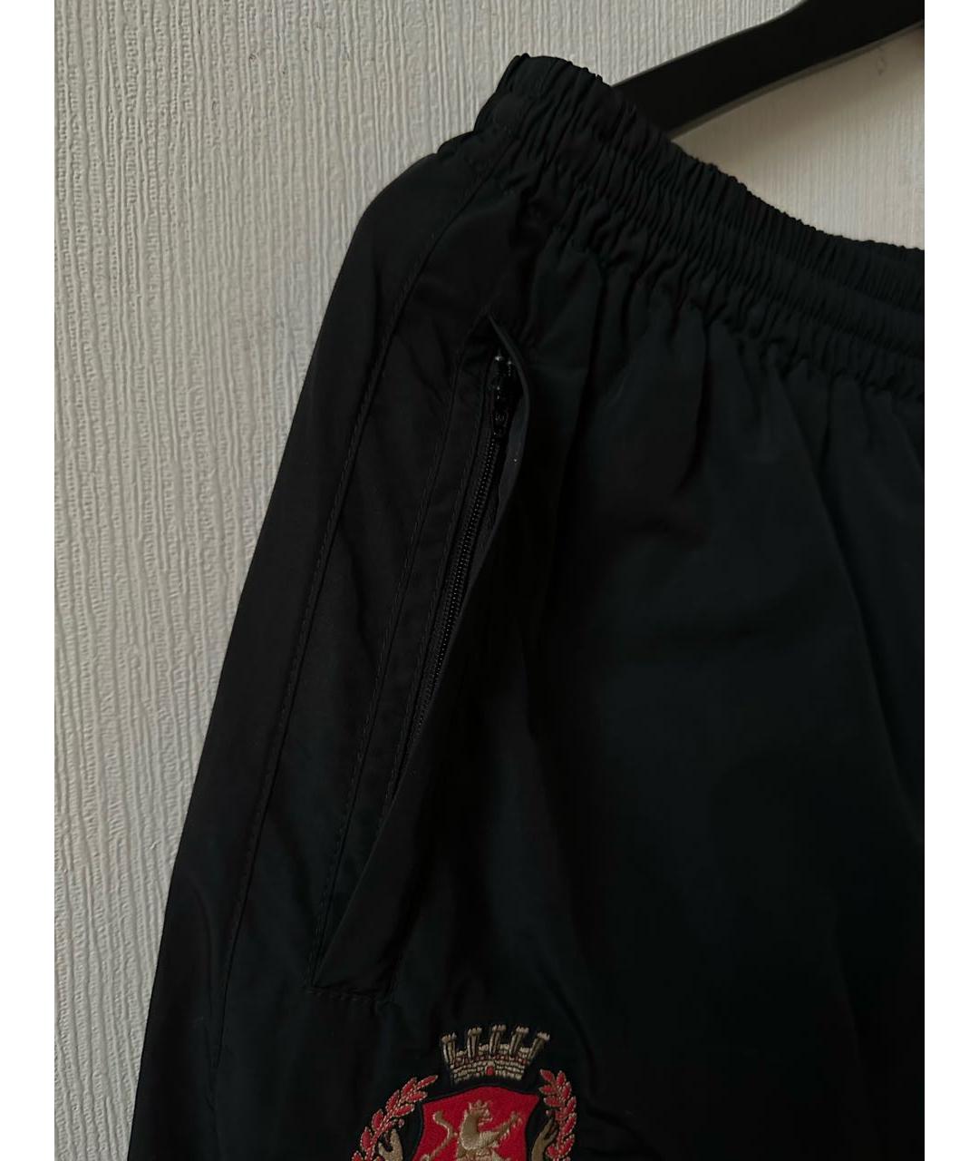 BALENCIAGA Черные хлопковые повседневные брюки, фото 5