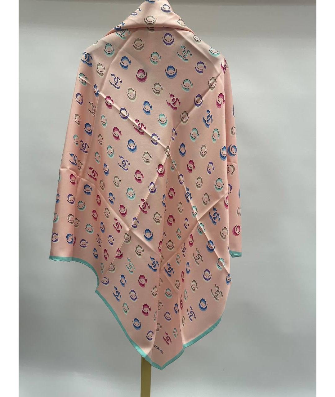CHANEL PRE-OWNED Шелковый платок, фото 4