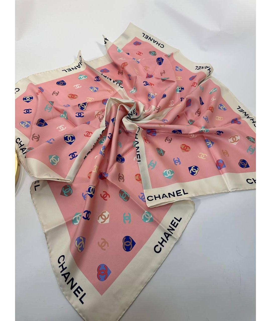 CHANEL PRE-OWNED Шелковый платок, фото 5