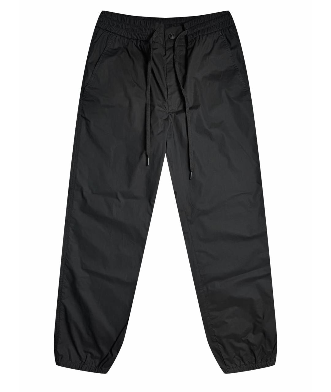 VERSACE JEANS COUTURE Черные хлопковые повседневные брюки, фото 1