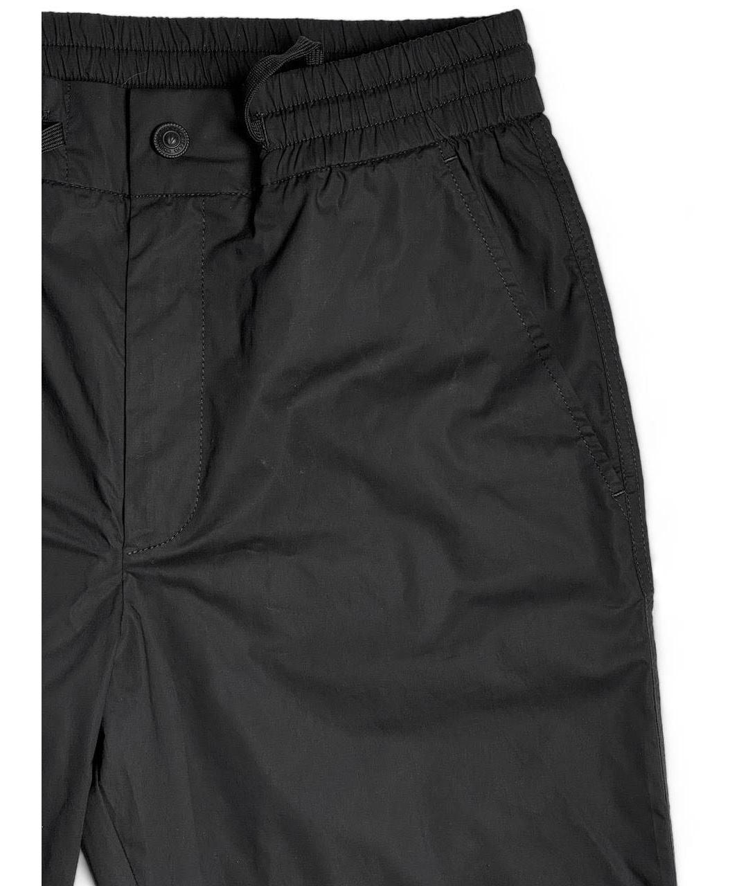 VERSACE JEANS COUTURE Черные хлопковые повседневные брюки, фото 5