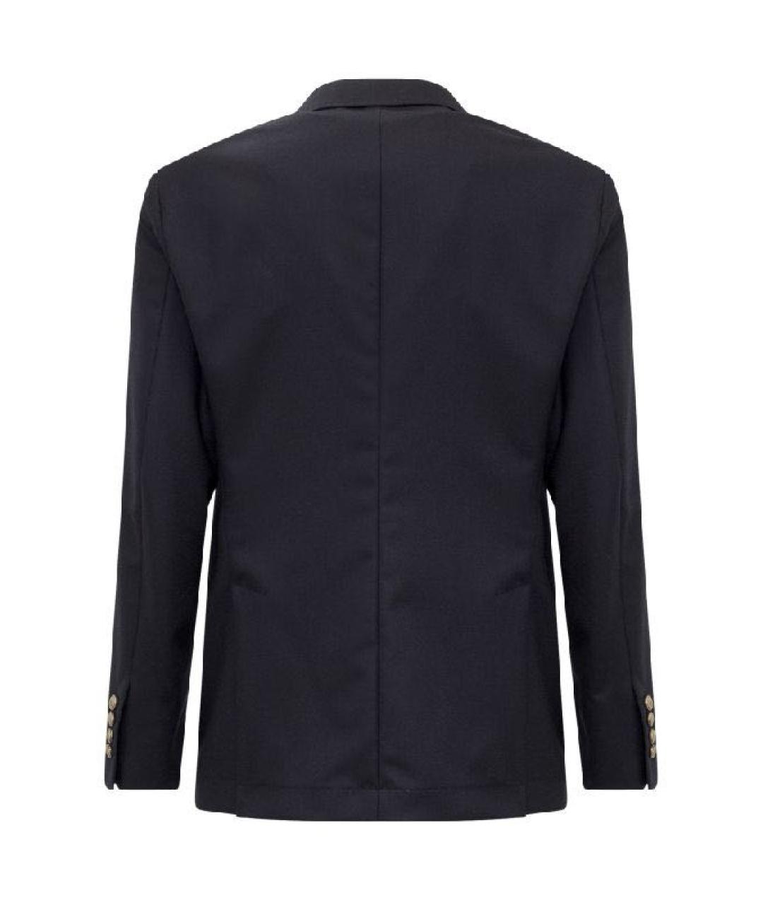 BRUNELLO CUCINELLI Темно-синий шерстяной пиджак, фото 4