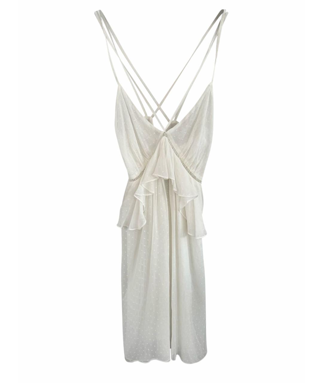 IRO Белое вискозное платье, фото 1